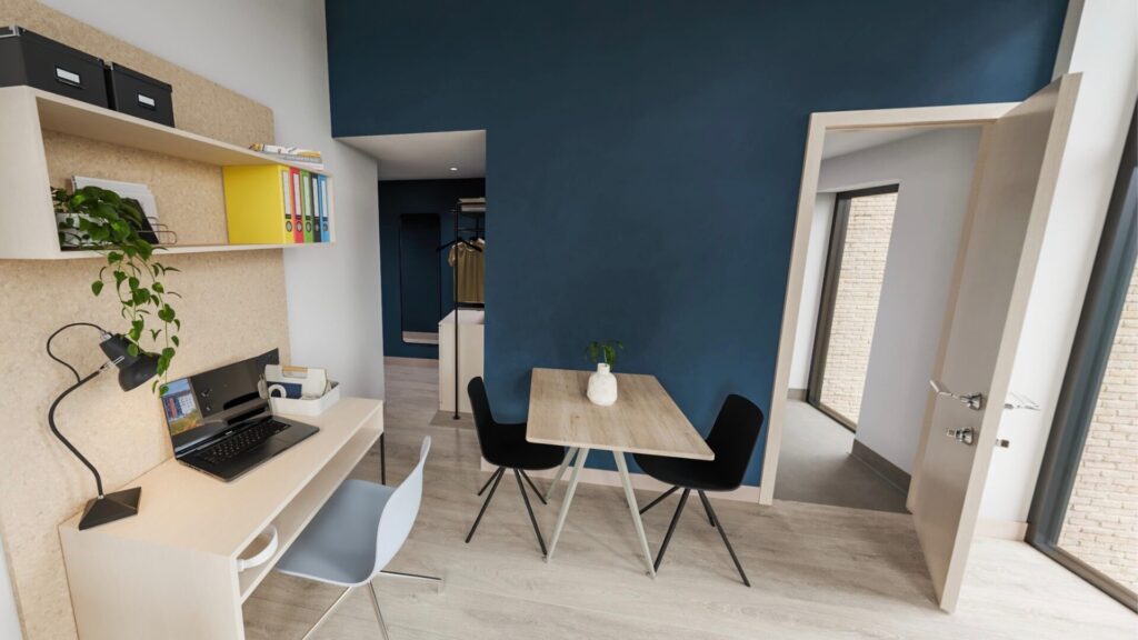 View of Penthouse Premium Studio - Abodus Student Living
