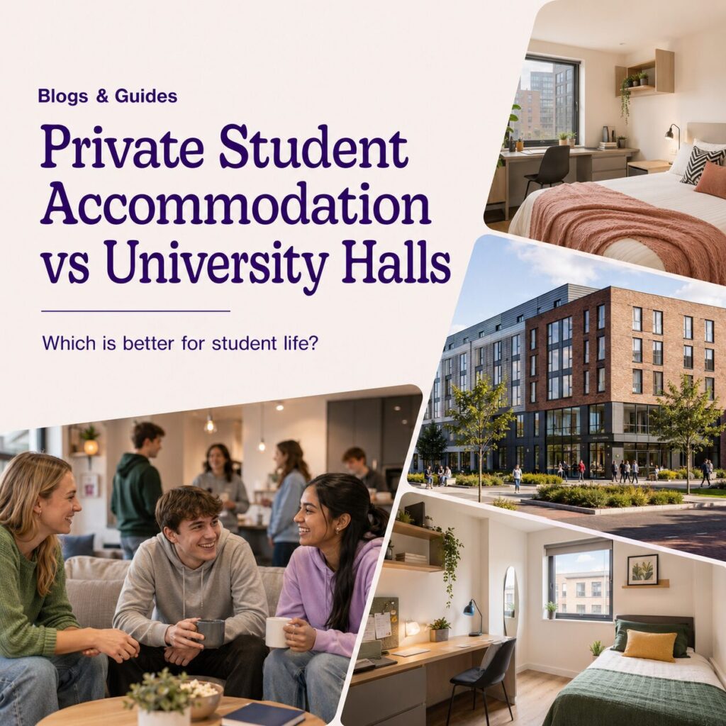 private student accommodation vs university halls